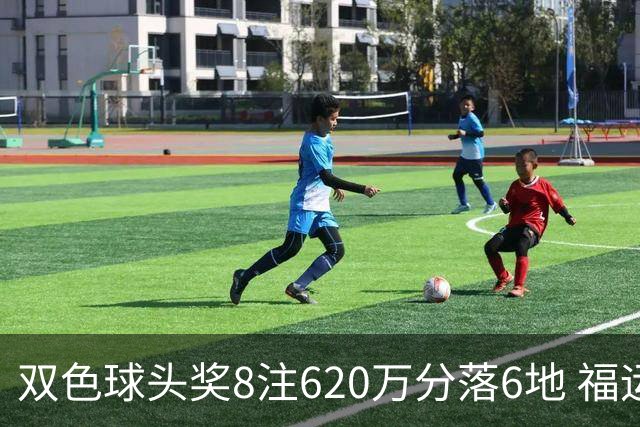 双色球头奖8注620万分落6地 福运奖开824万注